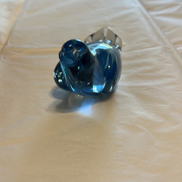 Blue Glass Bird Figure / Statue - Glass Blue Bird of Happiness - Picture 6 of 13